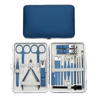 Foto 3 | Juego De Cortaúñas Afilador Secundario Antisalpicaduras 18 Piezas - Venta Internacional.