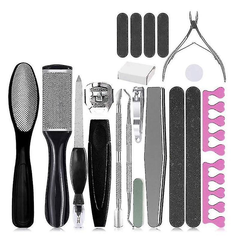 Foto 2 pulgar | Set De Fregador De Pies Con Kit De Pedicura Con Herramientas De Acero Inoxidable - Venta Internacional.