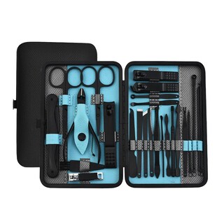 Foto 2 | Kit De Decoración De Uñas Huoguo 25 En 1 De Acero Inoxidable Con Funda De Piel - Venta Internacional.