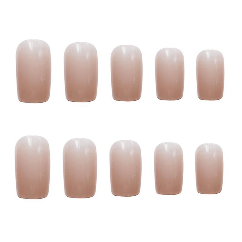 Foto 3 pulgar | Hake Nails Huoguo Jelly Milks Tea  24 Unidades  Con Pegamento - Venta Internacional.