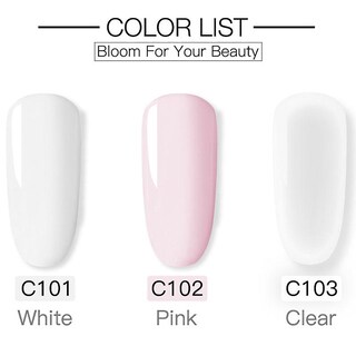 Foto 2 | Kit De Extensión De Uñas Acrílicas Huoguo Con Pincel Y Copa 3 Colores - Venta Internacional.