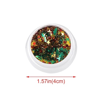 Foto 3 | Adhesivo De Uñas Huoguo Christmas Snowflake Bell Star Para Mujer - Venta Internacional.
