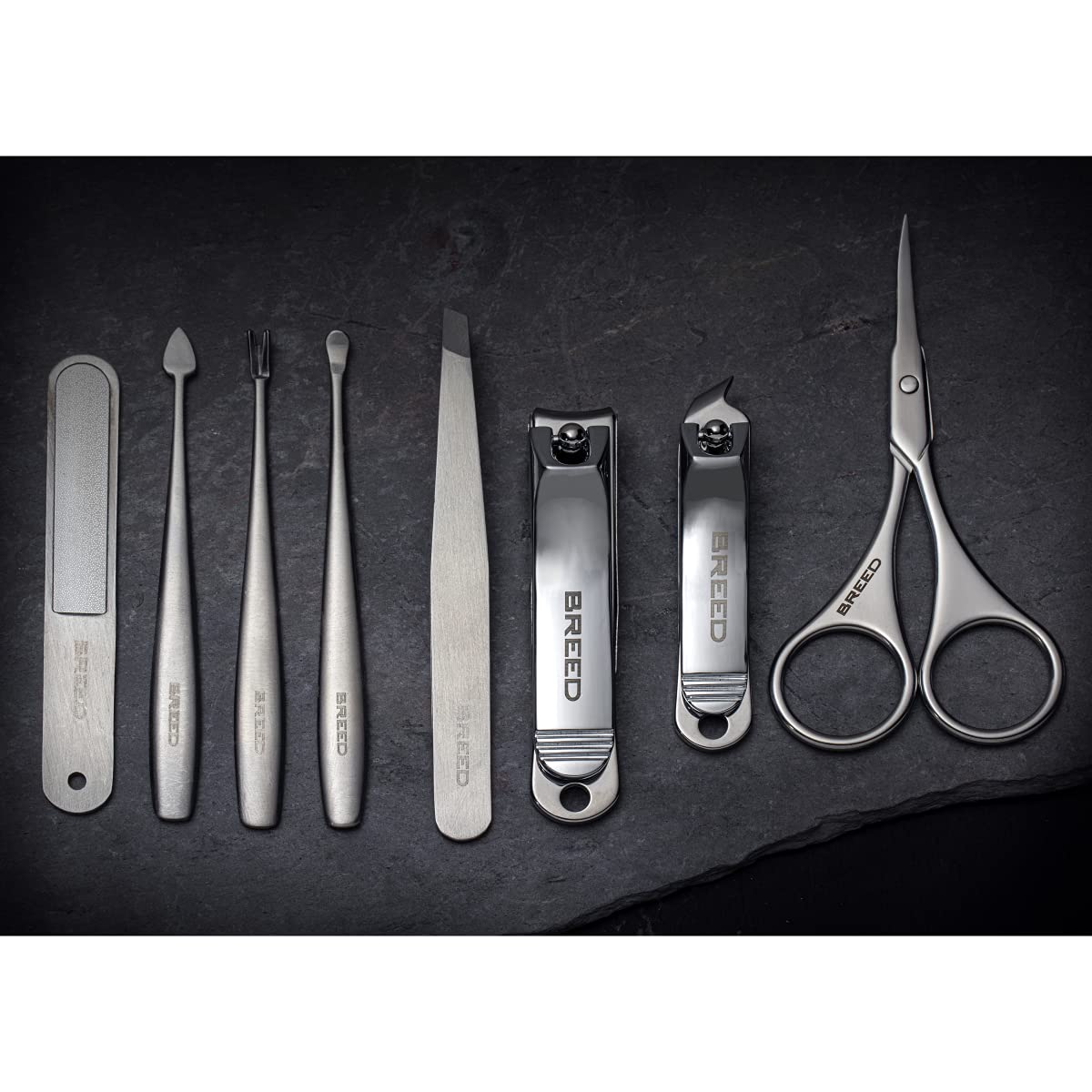 Foto 4 pulgar | Kit De Aseo Breed Katana De Acero Quirúrgico De 8 Piezas Con Funda - Venta Internacional.