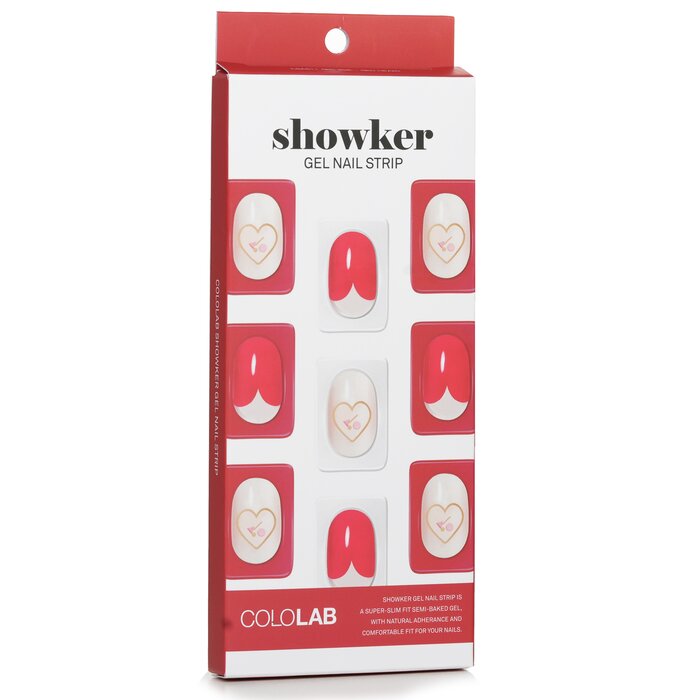 Foto 2 pulgar | Tira De Uñas De Gel Cololab Csa511 Red Heart Waterproof - Venta Internacional.
