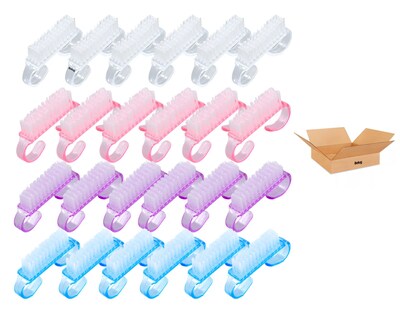 Foto 1 | ''24 Pzs Cepillos Para Uñas Cepillos Limpieza De Uñas Plástico ''