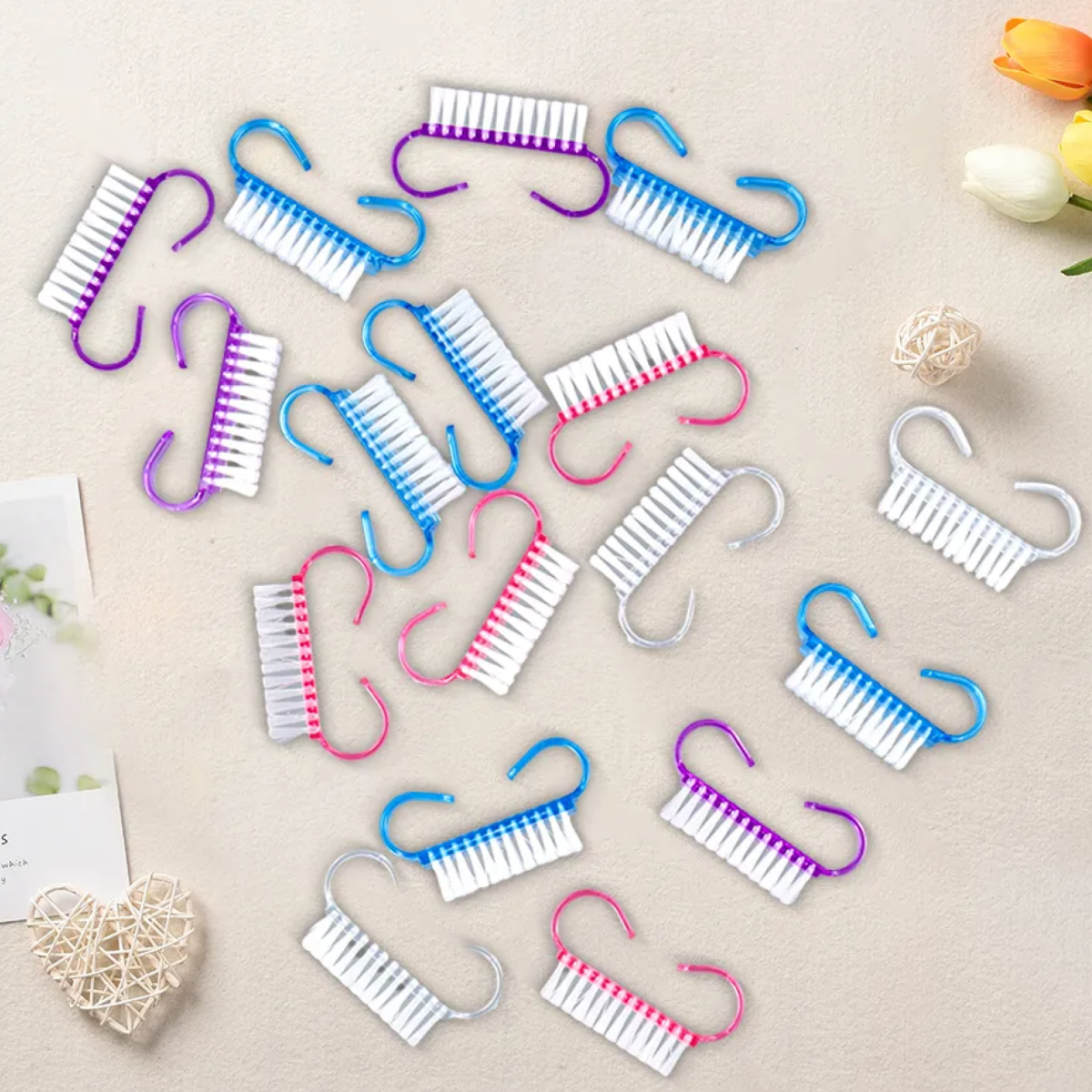 Foto 4 pulgar | ''24 Pzs Cepillos Para Uñas Cepillos Limpieza De Uñas Plástico ''