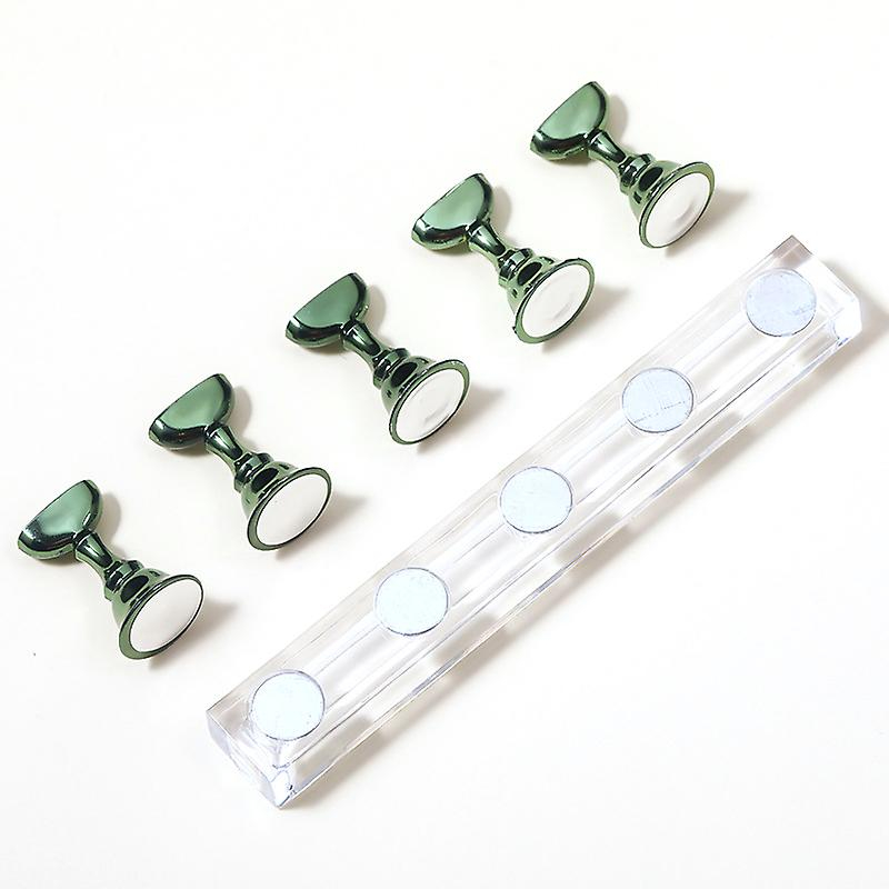 Foto 2 pulgar | Juego De Soportes Acrílicos Para Prácticas De Uñas Huoguo Con Base Magnética - Venta Internacional.