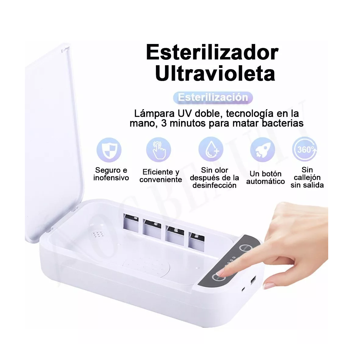 Foto 4 pulgar | Esterilizador Eo Safe Imports Esi11690 Led