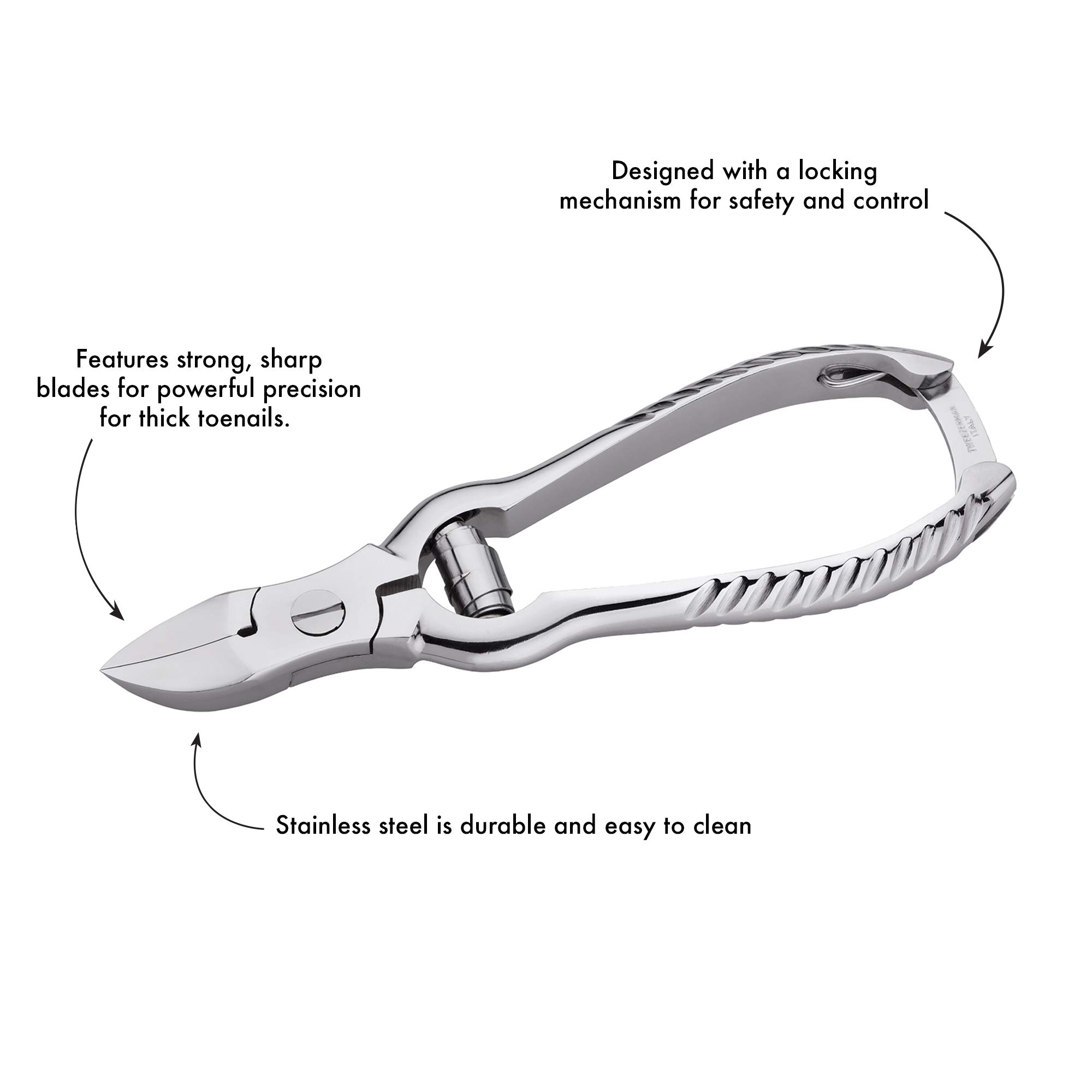 Foto 5 pulgar | Toenail Nipper Tweezerman Ltd. Muelle Cilíndrico De Acero Inoxidable - Venta Internacional.