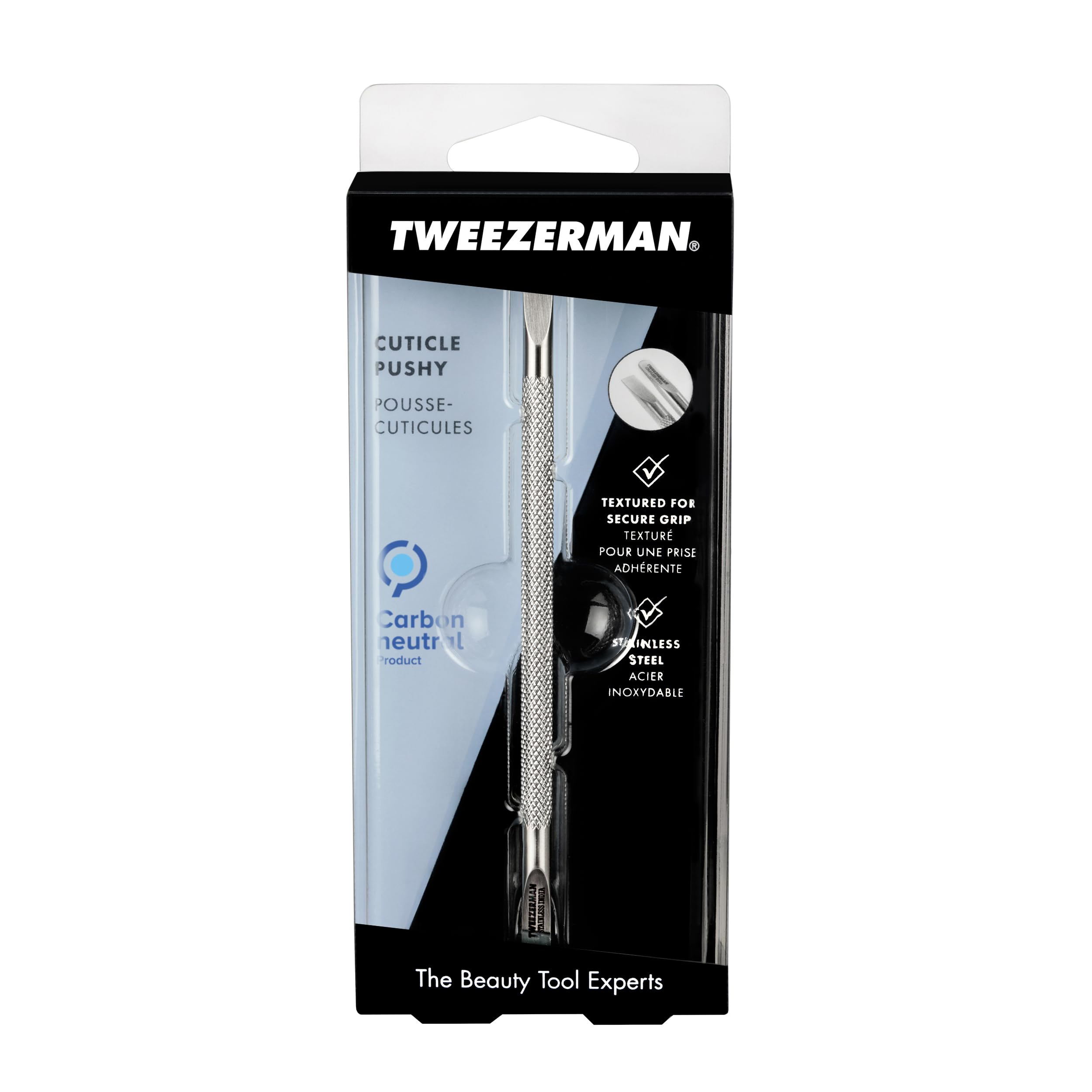 Foto 6 pulgar | Expulsor De Cutículas Y Limpiador De Uñas Tweezerman De Acero Inoxidable - Venta Internacional.