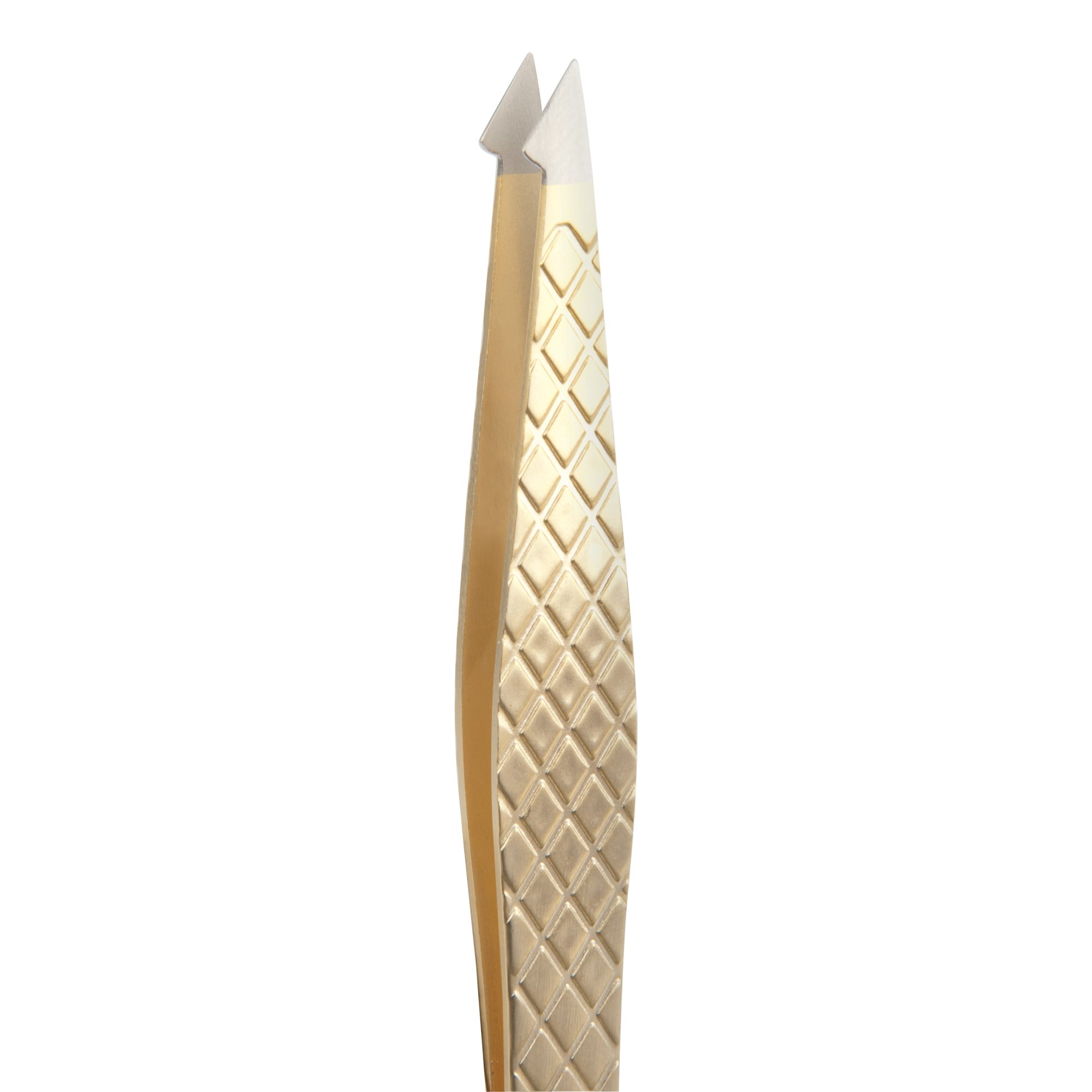 Foto 3 pulgar | Pinza Revlon Gold Series Con Punta Inclinada Y Puntiaguda Con Revestimiento De Titanio - Venta Internacional.
