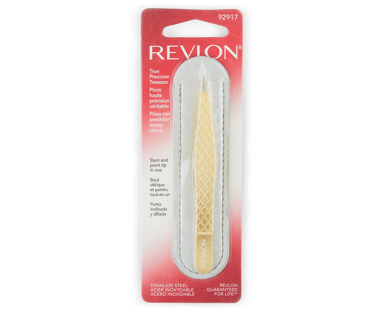 Foto 2 pulgar | Pinza Revlon True Precision Con Diseño Inclinado Y Punta - Venta Internacional.