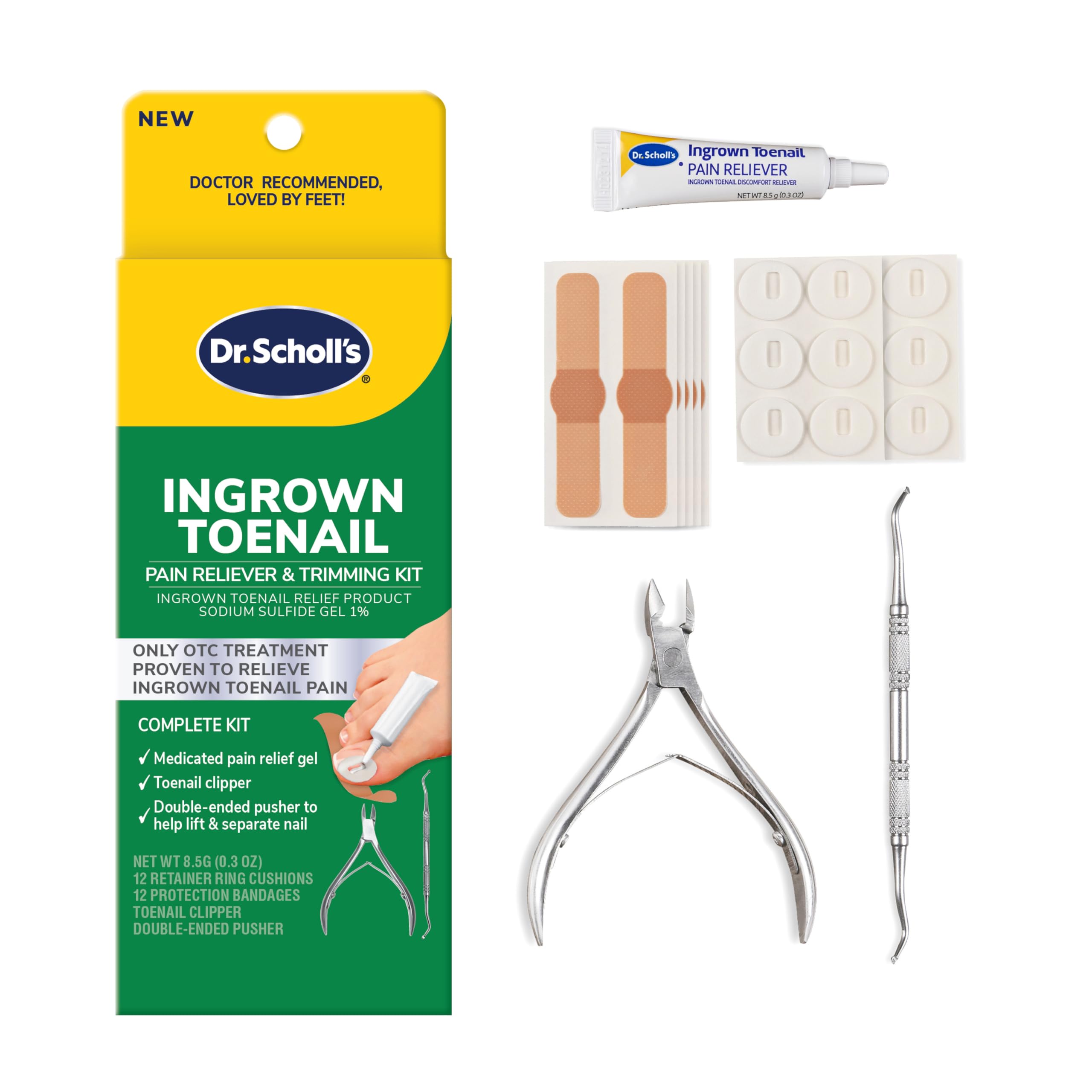 Foto 2 pulgar | Kit Para Recortar Y Aliviar El Dolor De Uñas Encarnadas Dr. Scholl's - Venta Internacional.
