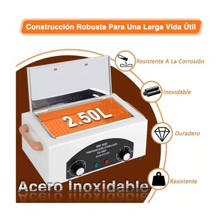 Foto 3 | Esterilizador De Herramientas De Manicura Autoclave 1.5 L Blanco