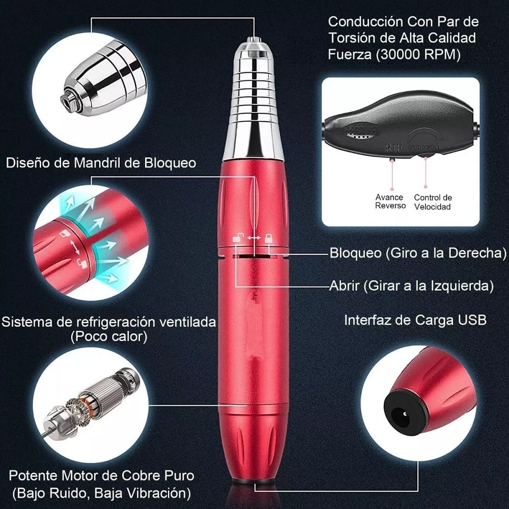 Foto 3 pulgar | Pulidor Esmeril para Uñas Malubero