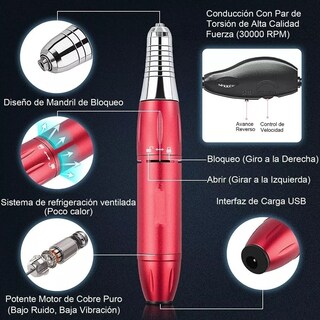 Foto 2 | Pulidor Esmeril para Uñas Malubero