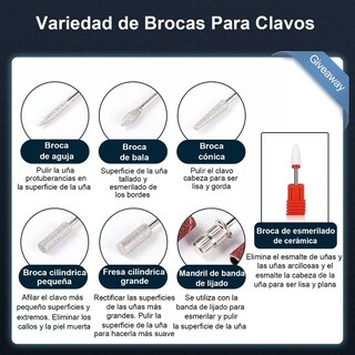 Foto 3 | Pulidor Esmeril para Uñas Malubero