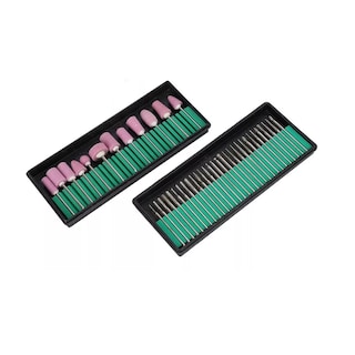 Foto 1 | Set 42 Pulidor Taladro Puntas Para Nail Drill Eo Safe Imports Esi-10330 Rosa