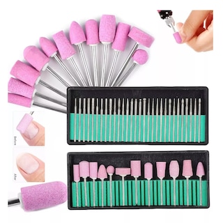 Foto 3 | Set 42 Pulidor Taladro Puntas Para Nail Drill Eo Safe Imports Esi-10330 Rosa