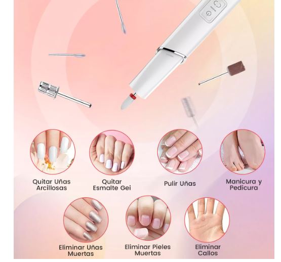 Foto 3 pulgar | Drill Para Uñas Profesional Portátil Usb 15000rpm