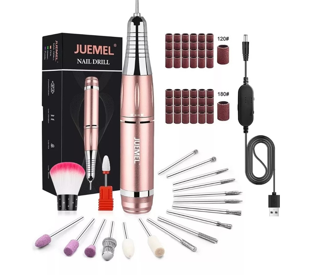 Pulidor Esmeril y Taladro para Uñas con Portabrocas $899