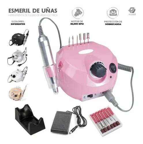 Foto 4 pulgar | Pulidor de Uñas Profesional 35000 Rph Rosa