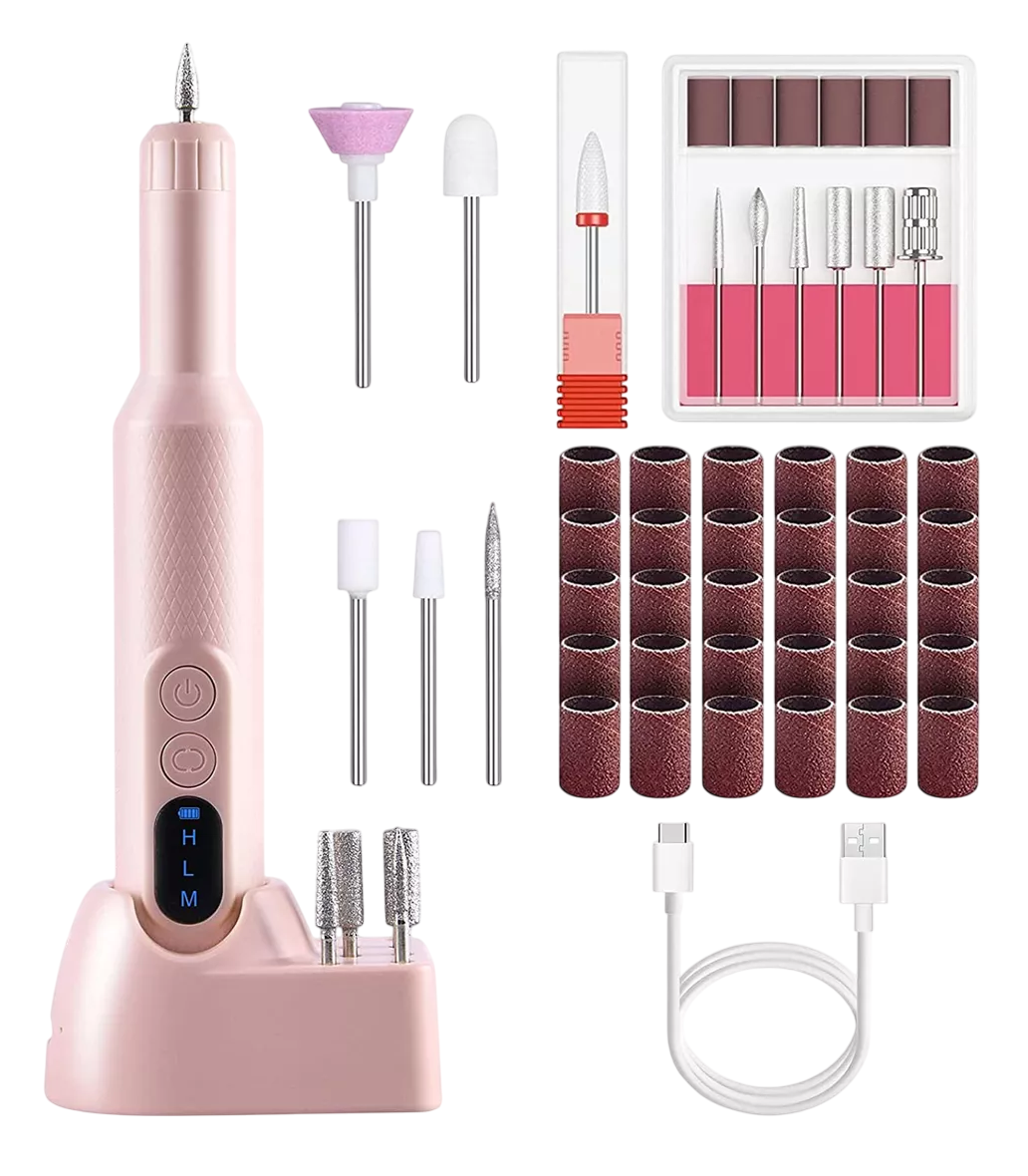 Foto 1 | Pulidor Esmeril de Uñas Belug Inalámbrico Rosa