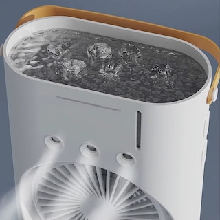 Foto 3 | Aire Acondicionado Con Carga Usb, Portátil, 3 Boquillas, Humidificación Y Luz Led