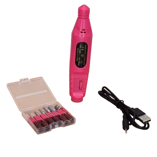 Foto 1 | Pulidor Profesional para Manicura con 20 Puntas Profesionales y Velocidad Ajustable