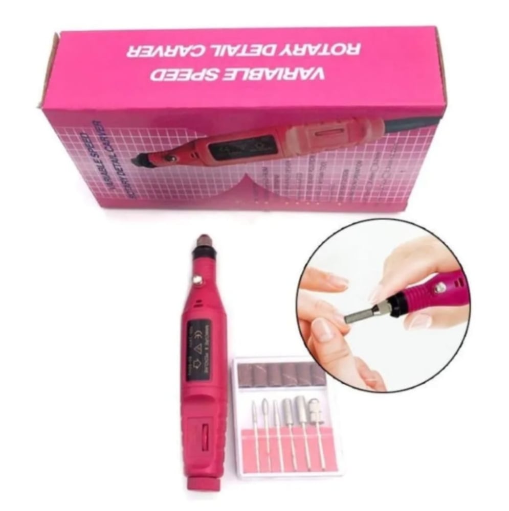 Foto 2 | Máquina Lijadora De Uñas Eléctrica Para Manicura Y Pedicura Con 6 Bits - Venta Internacional.