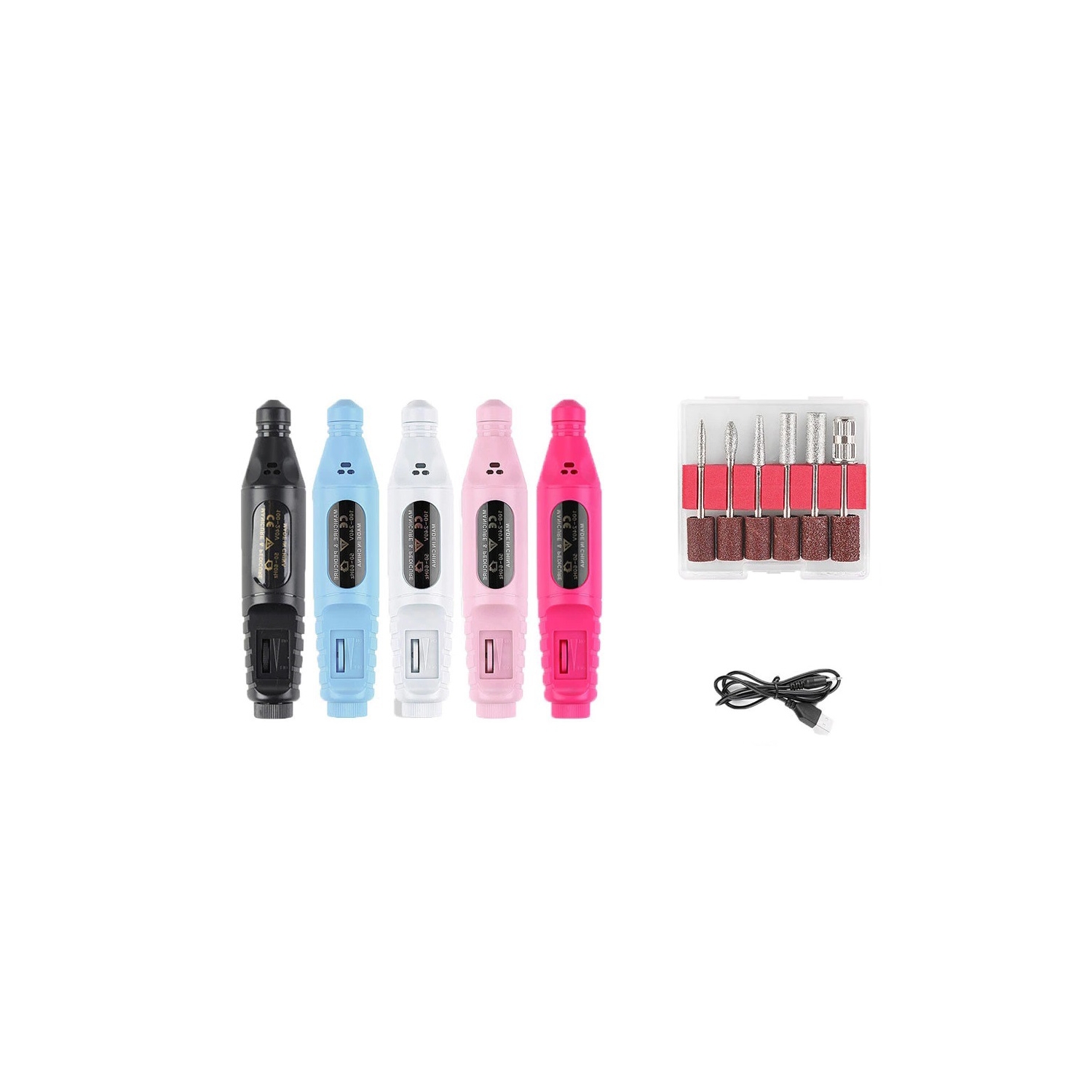 Foto 2 pulgar | Kit De Pulidor De Uñas, Torno Eléctrico, 3000 Rpm, Usb, 300 Ml - Venta Internacional.