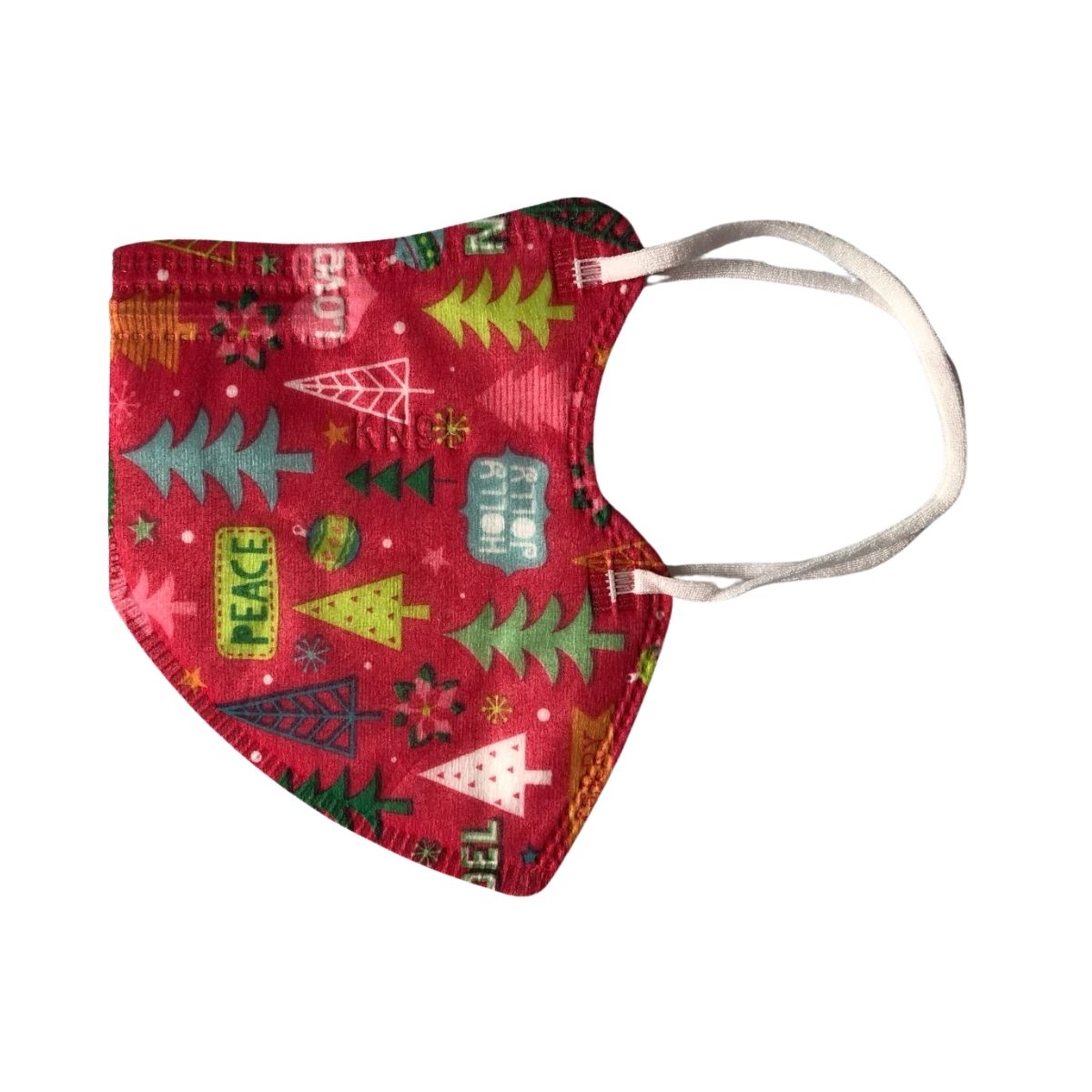 Foto 3 pulgar | Paquete De 20 Piezas De Cubrebocas Para Niños, Diseños De Navidad.