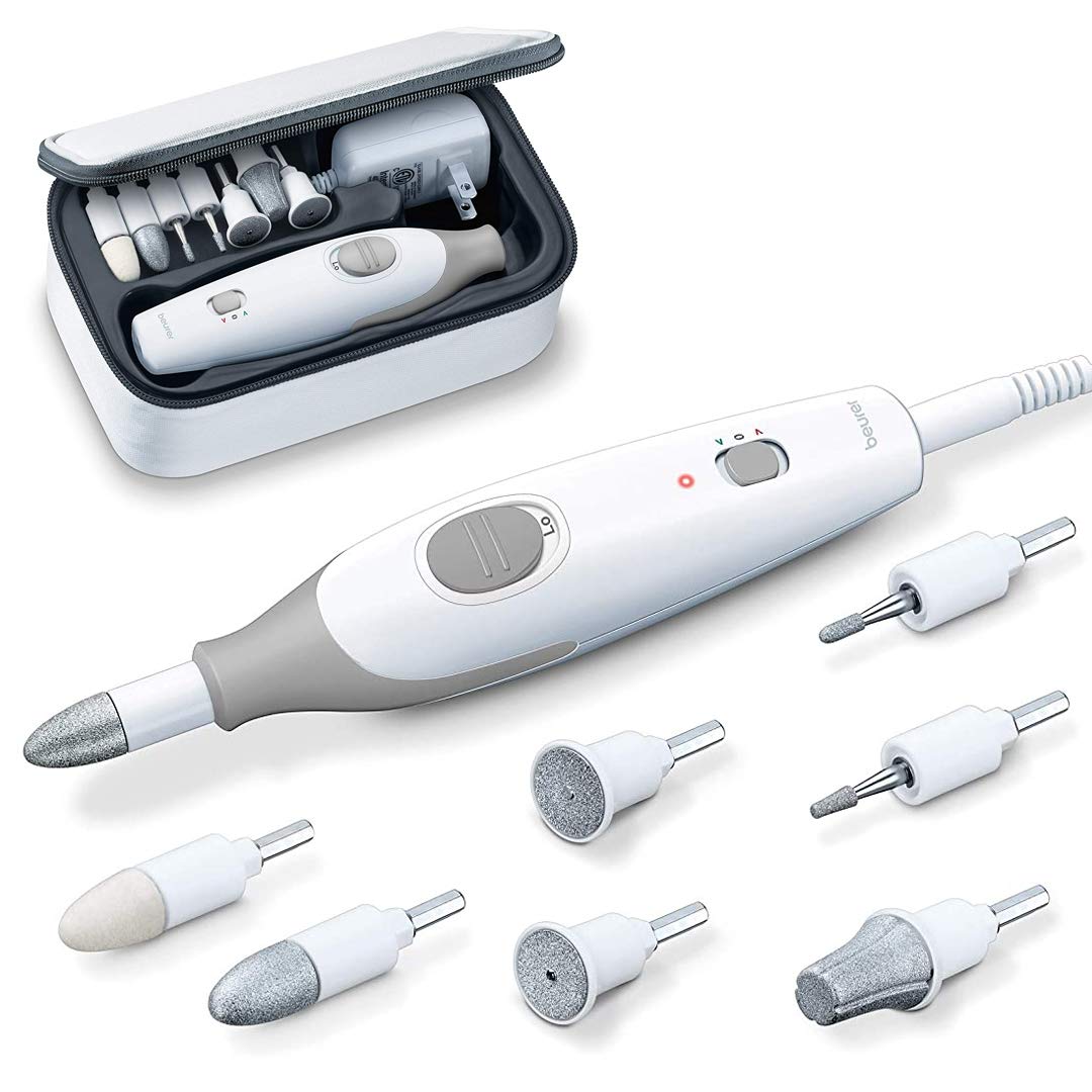 Taladro De Uñas Eléctrico Beurer Mp32, 7 Accesorios, 3 Velocidades - Venta Internacional.