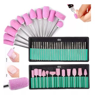 Foto 2 | Set 42 Pulidor Taladro Puntas Para Nail Drill Profesional Eo Safe Imports Esi-9591 Multicolor