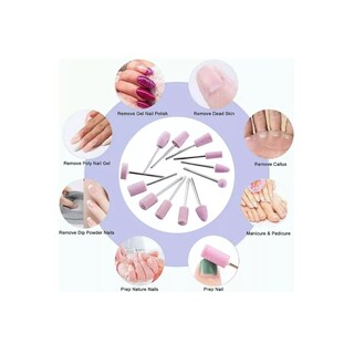 Foto 3 | Set 42 Pulidor Taladro Puntas Para Nail Drill Profesional Eo Safe Imports Esi-9591 Multicolor