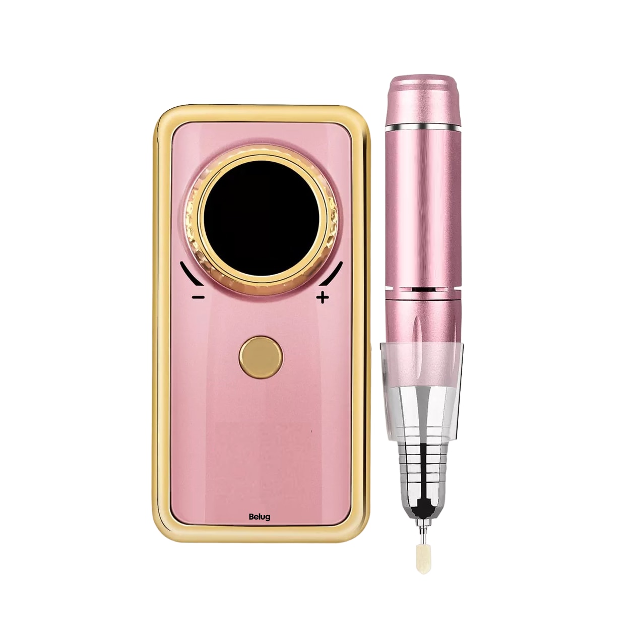 Pulidor Esmeril Taladro De Uñas Acrílicas 35000rpm Rosa Belug