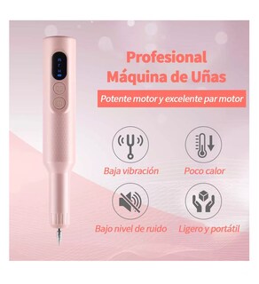 Foto 2 | Pulidor Eléctrico para Uñas Inalámbrico Rosa Belug