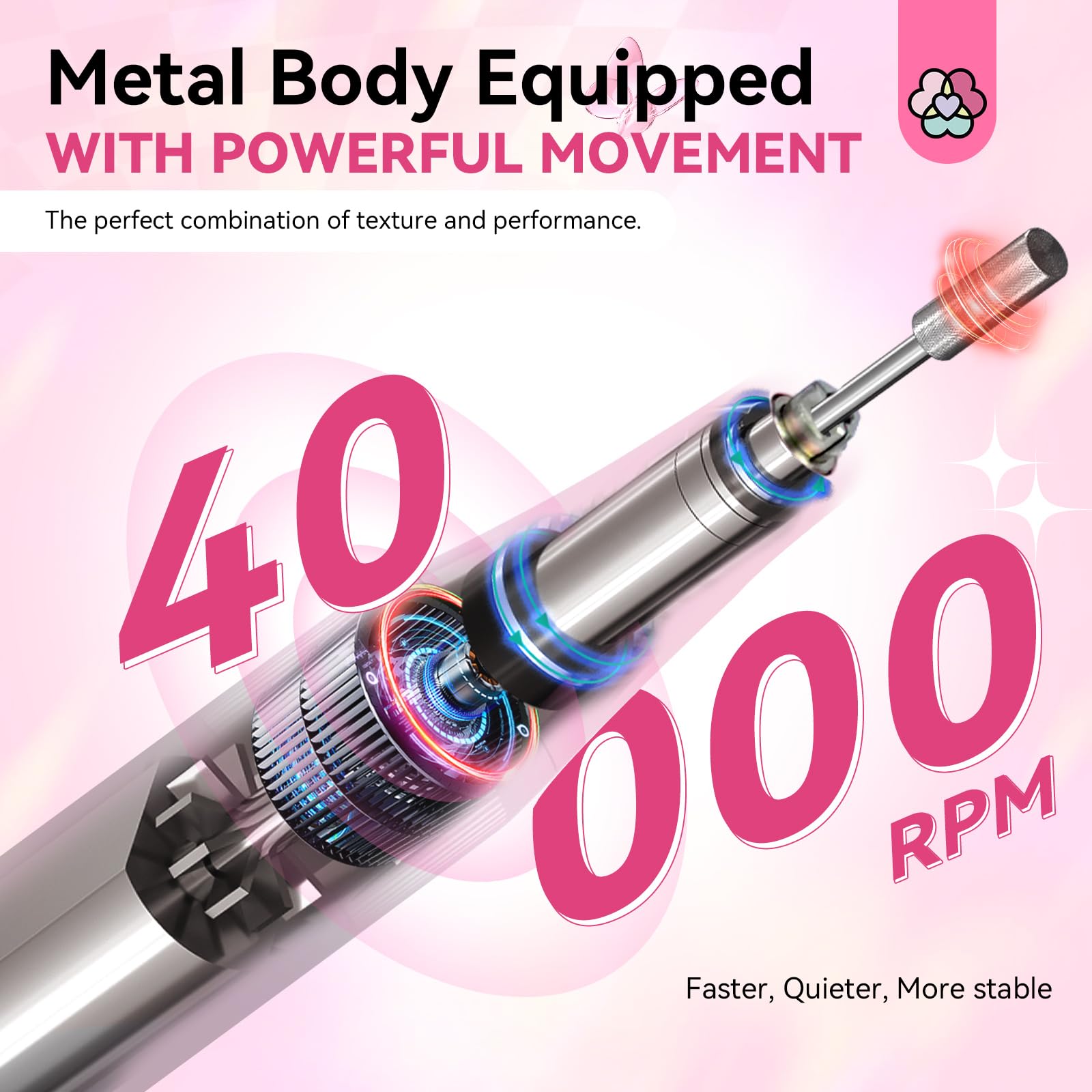 Foto 4 pulgar | Taladro De Uñas Saviland 2024 High Tech 40000rpm 6000mah Púrpura - Venta Internacional.