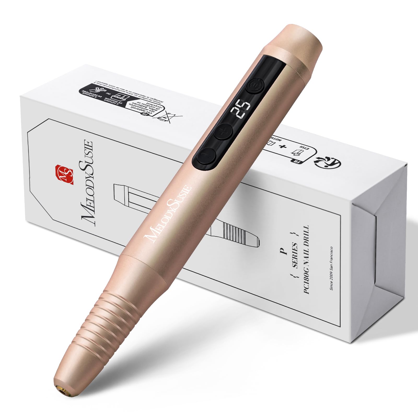 Taladro Eléctrico Para Uñas Melodysusie Cordless Pc180g 25,000 Rpm - Venta Internacional.