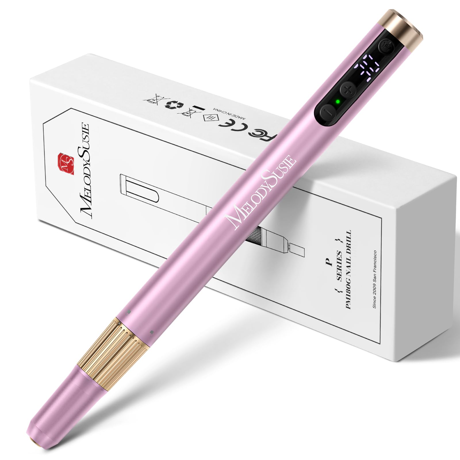 Foto 1 | Taladro Eléctrico Para Uñas Melodysusie Pm180g 30000 Rpm Inalámbrico - Venta Internacional.