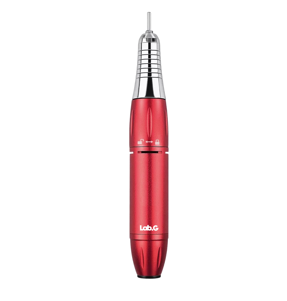 Taladro De Uñas Pulidor Lab.g Esmeril Uñas Acrílicas 65 Piezas Rojo
