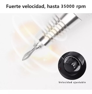 Foto 3 | Pulidor Para Uñas Drill Esmeril Profesional 25000 Rpm Belug, Negro