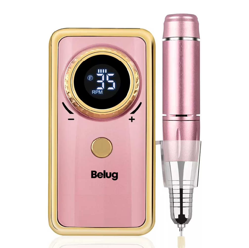 Foto 1 | Pulidor Esmeril Belug Taladro De Uñas Acrílicas (120pcs) Rosa 35000rpm
