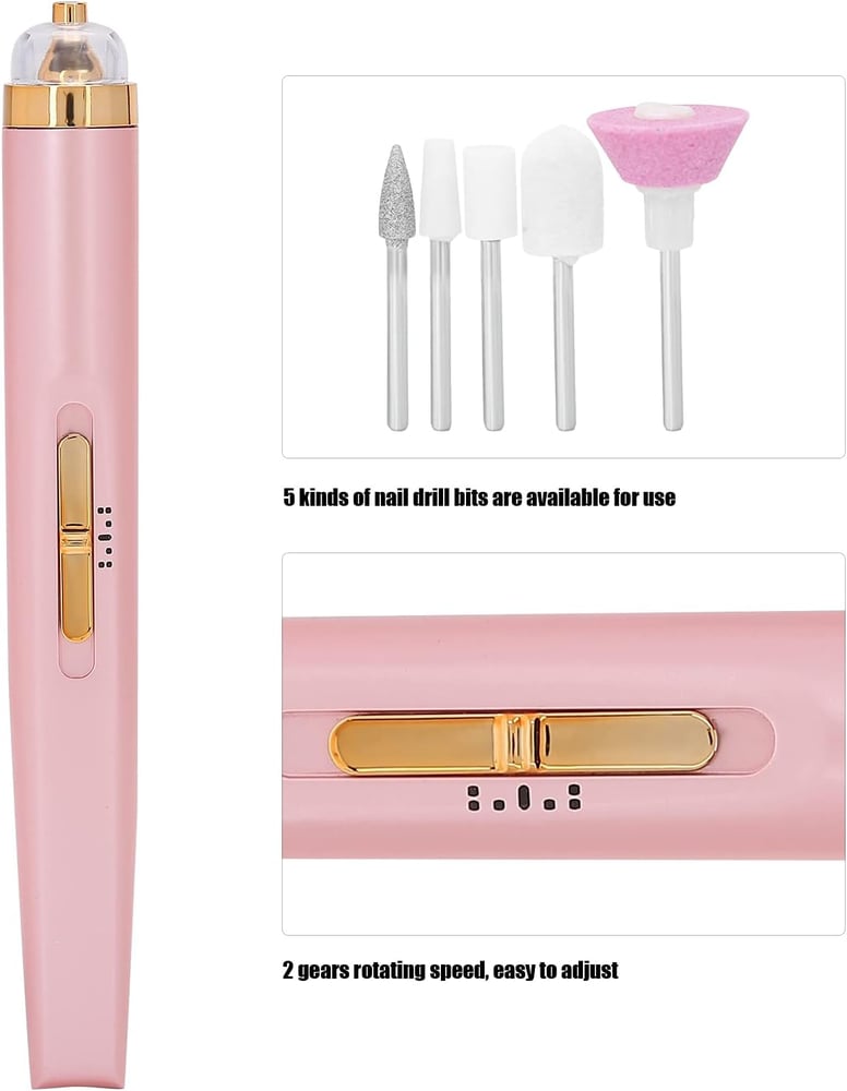 Foto 4 pulgar | Amoladora De Uñas, Pulidora De Torno Milli, Recargable Por Usb, Portátil - Venta Internacional.