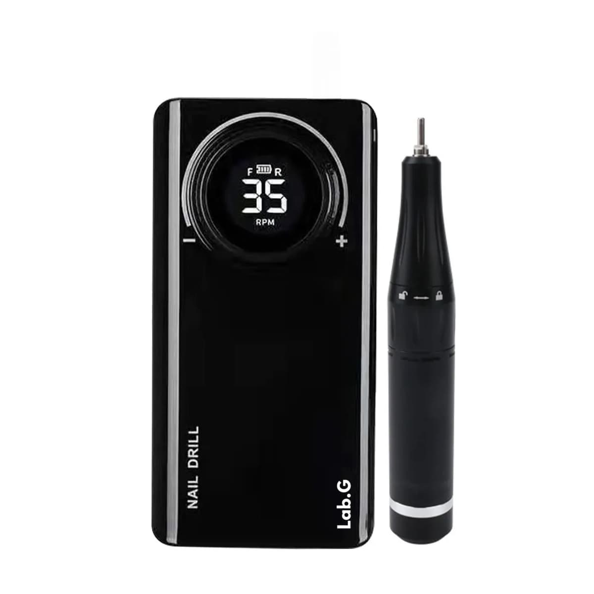Pulidor Esmeril Uñas Recargable 35000rpm Banco De Energía Lab.g Negro
