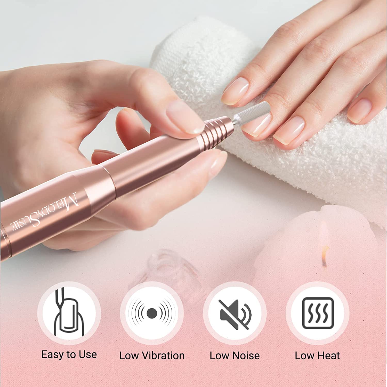 Foto 5 | Máquina Perforadora De Uñas Eléctrica Melodysusie Pc120i Gold - Venta Internacional.