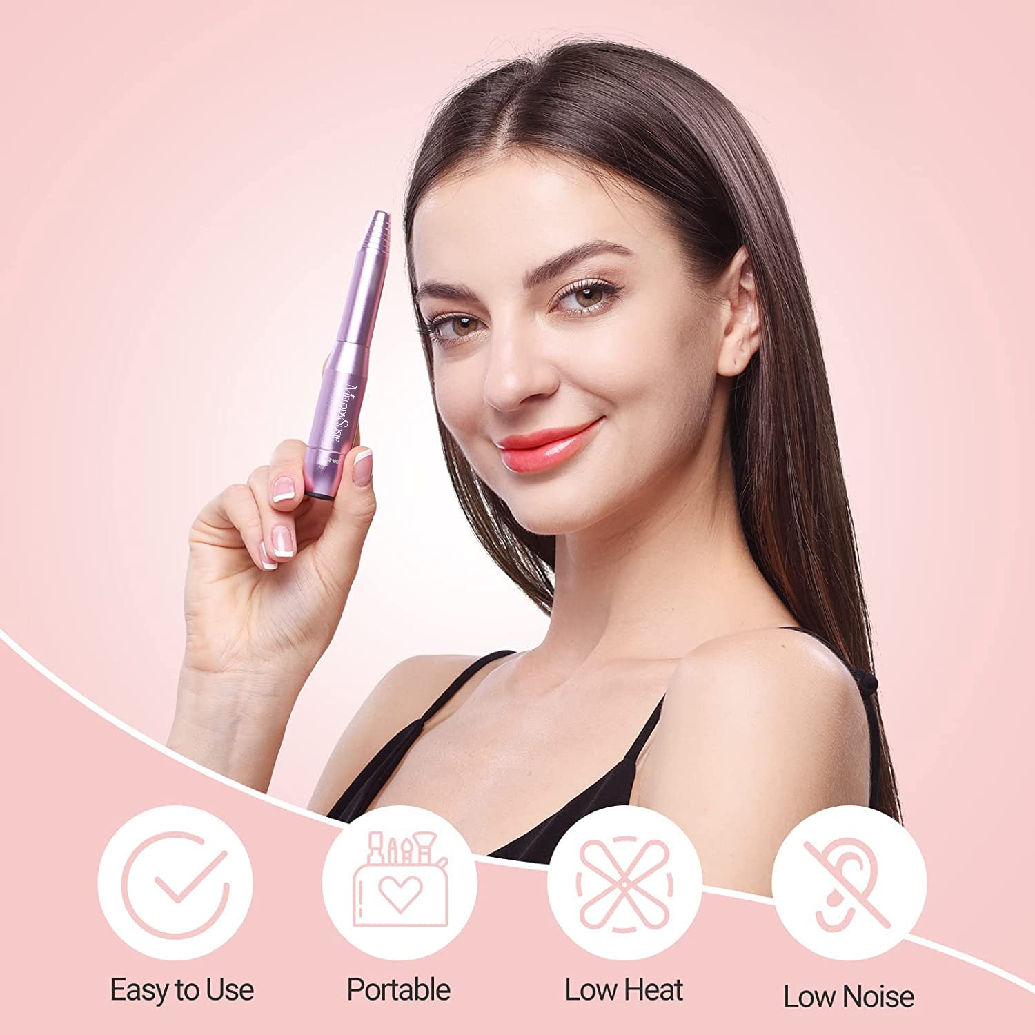 Foto 4 | Taladro Eléctrico Melodysusie Pc120b Para Uñas De Gel Acrílico - Venta Internacional.