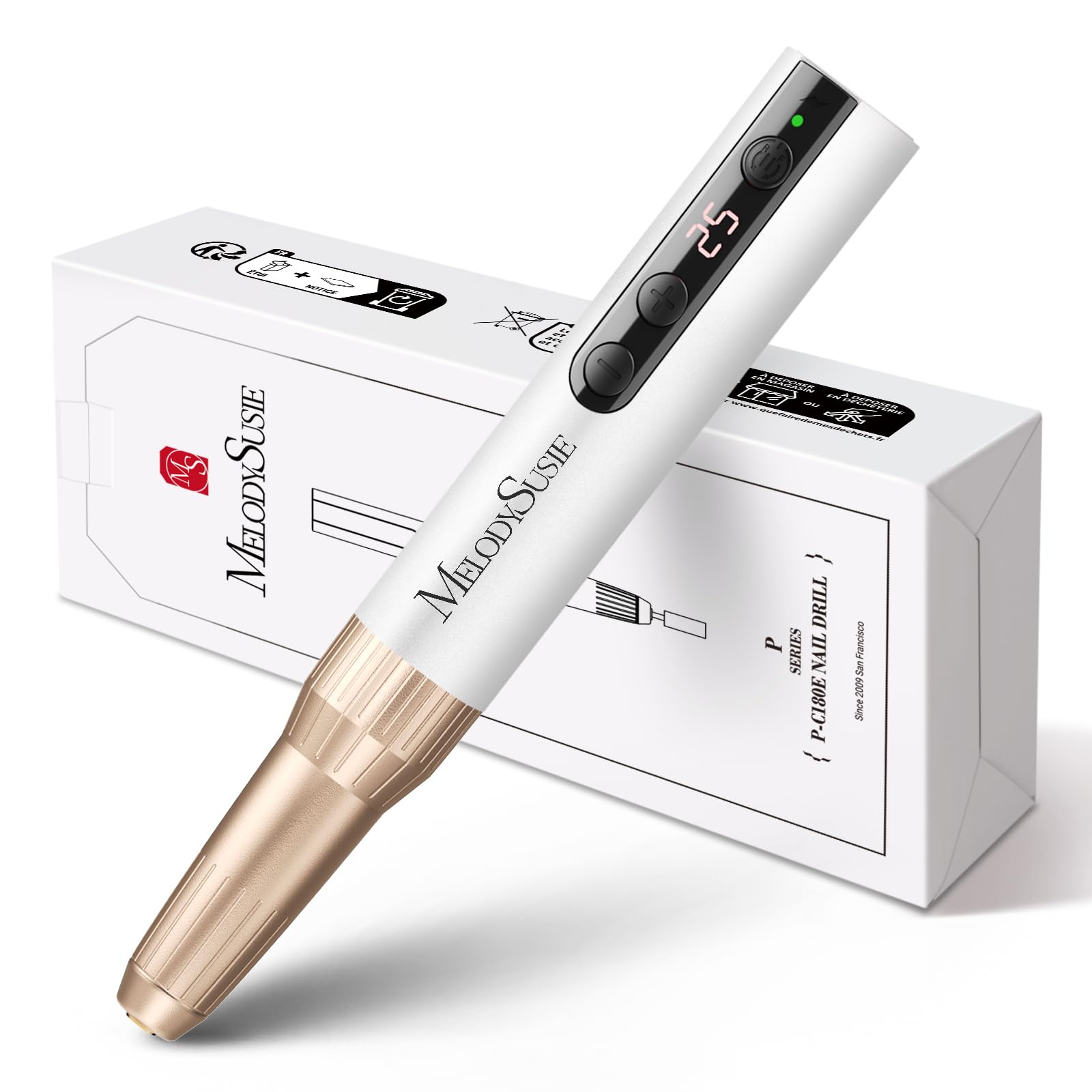Foto 1 | Taladro Eléctrico Para Uñas Melodysusie Recargable 25000 Rpm Pc180e - Venta Internacional.