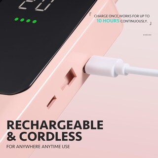 Foto 5 | Taladro De Uñas Gaoy Recargable, Inalámbrico, Eléctrico, Rosa Con Brocas - Venta Internacional.