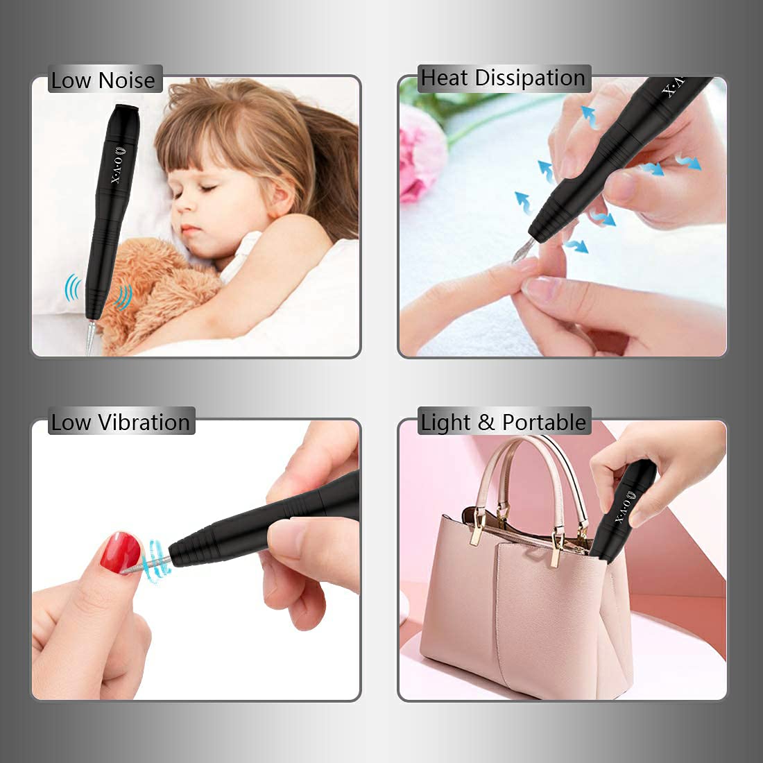 Foto 6 | Kit De Taladro De Uñas Ovx Electric, Lima De Uñas, Set De Manicura Y Pedicura - Venta Internacional.